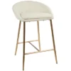 Set Of 2 26" Matisse Glam Counter Height Barstools - LumiSource