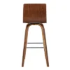 30" Vienna Faux Leather Barstool - Armen Living