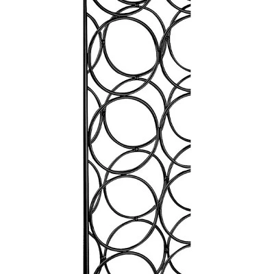 Sorbus 23 Bottle Metal Wine Rack (Black) - Image 6