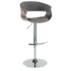 Mod Mid - Century Modern Adjustable Barstool - Lumisource