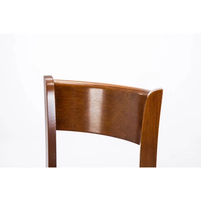 Palmetto Swivel Hardwood Barstool Walnut - Boraam - Image 2