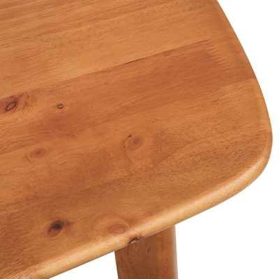 Nettie Mid-Century Modern Rectangular Dining Table Walnut Finish - Buylateral - Image 3