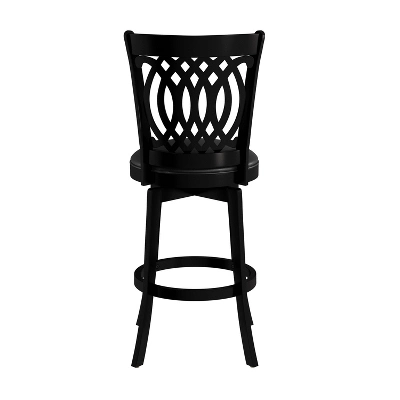 30" Van Draus Swivel Barstool Metal/Black - Hillsdale Furniture - Image 8