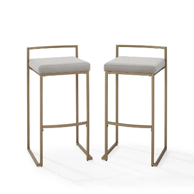 Set Of 2 Harlowe Barstools - Crosley - Image 6