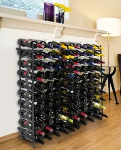 Sorbus Free Standing Wine Rack