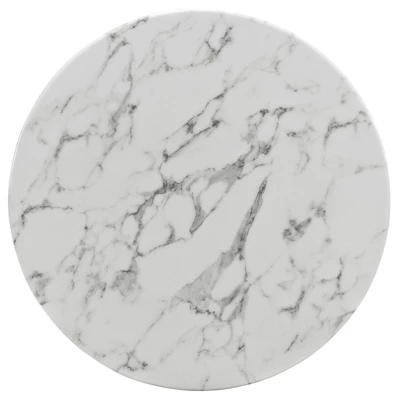 Lippa Round Artificial Marble Dining Table - Modway - Image 2
