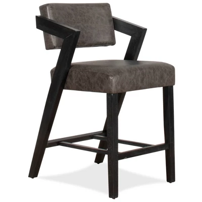 Snyder Counter Height Barstool Black/Gray - Hillsdale Furniture - Image 2