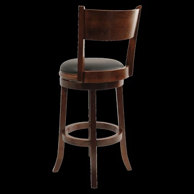 Palmetto Swivel Hardwood Barstool Walnut - Boraam - Image 5
