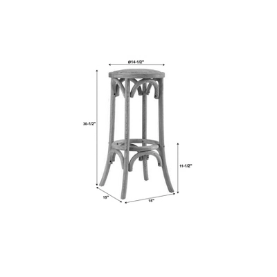 Rae Backless Barstool - Linon - Image 6