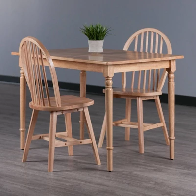 3pc Ravenna Dining Table Set Natural - Winsome - Image 10