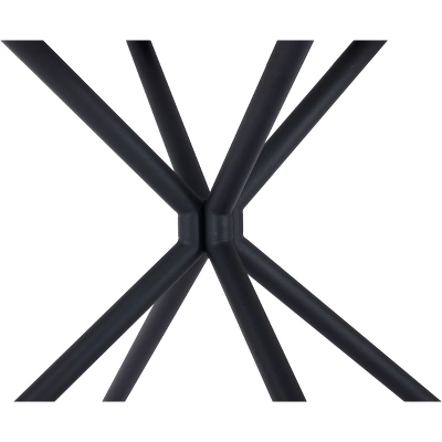 47.2" Lois Round Dining Table White - ZM Home - Image 5