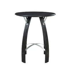 Brewer Bar Height Pub Table Rustic Dark Brown - Powell Company