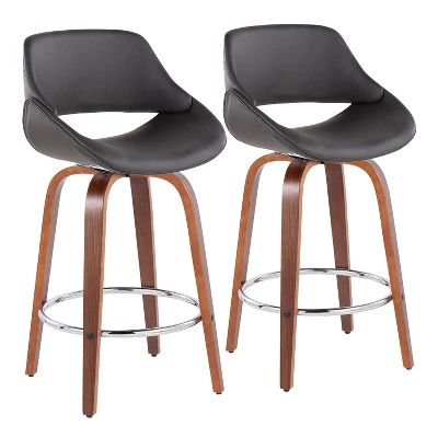 Set Of 2 Fabrico Height Barstools - LumiSource - Image 13
