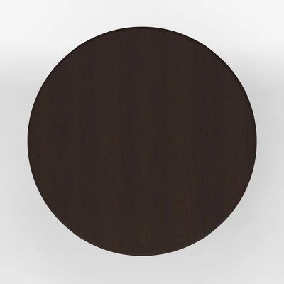 Glenwillow Home 42" Round Double Drop-Leaf Dining Table + X-Back Dining Chairs Dining Set - Image 4