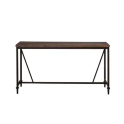 Trevino Counter Height Dining Table Brown/Copper Metal - Hillsdale Furniture