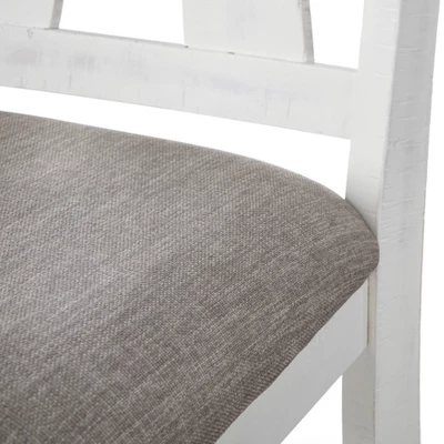 7pc Miller Rectangular Dining Set White - Lifestorey - Image 10