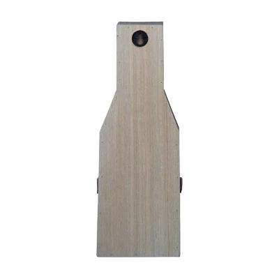 Single Bottle Rustic White Wood Wall Mount Wine Rack - Foreside Home & Garden - Image 3