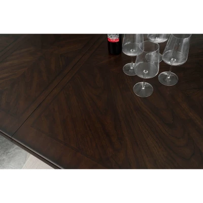7pc Bristol Formal Wood Dining Set Brown - Abbyson Living - Image 5