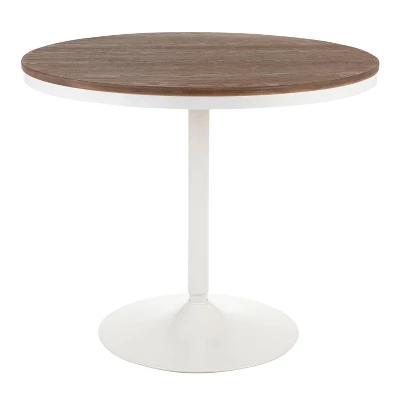 36" Dakota Industrial Round Dining Table - LumiSource - Image 4