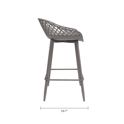 Set Of 2 Kurv Counter Height Barstool - Jamesdar - Image 6