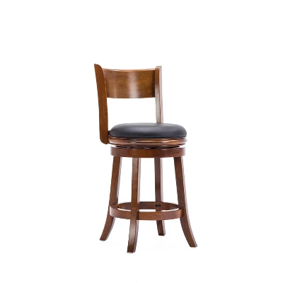 Palmetto Swivel Hardwood Barstool Walnut - Boraam - Image 7