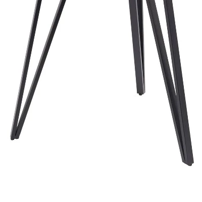 5pcs Lennox Iron Leg Dining Set Charis - CorLiving - Image 3