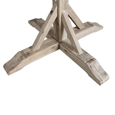 5pc Round Keaton Standard Height Dining Table Set With 4 Chairs Beach - Picket House Furnishings - Image 7