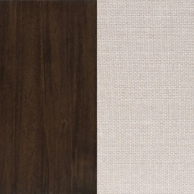 Linus Wood Upholstered Sling Back Barstool - Nathan James - Image 5