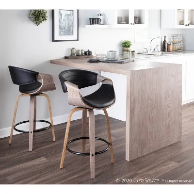 Set Of 2 Symphony Upholstered Counter Height Barstools - Lumisource - Image 9