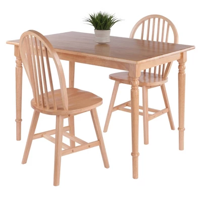 3pc Ravenna Dining Table Set Natural - Winsome - Image 9