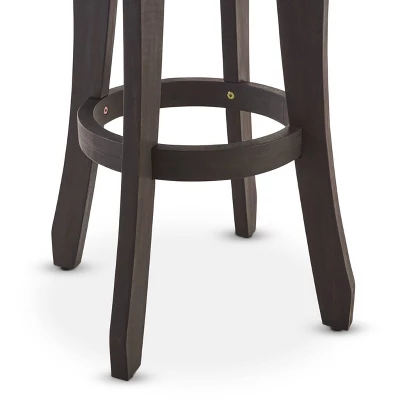 Set Of 2 Ruthie Acacia Barstools Dark Gray - Christopher Knight Home - Image 2