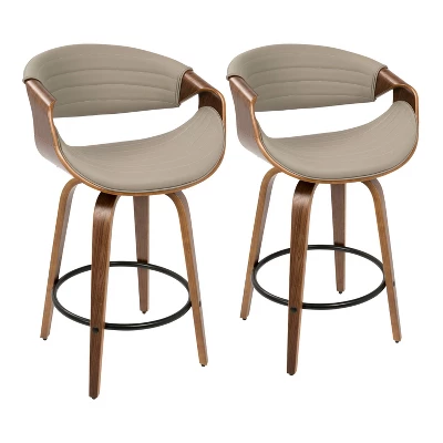Set Of 2 Symphony Upholstered Counter Height Barstools - Lumisource - Image 13