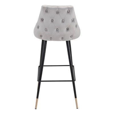 29.5" Luxe Velvet Barstool - ZM Home