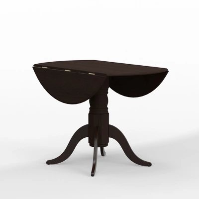 Glenwillow Home 42" Round Double Drop-Leaf Dining Table + X-Back Dining Chairs Dining Set - Image 5