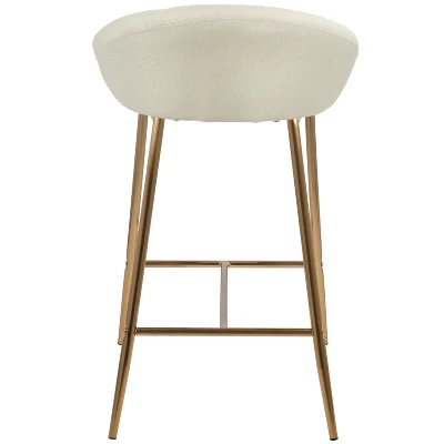 Set Of 2 26" Matisse Glam Counter Height Barstools - LumiSource - Image 4