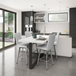 Elmira Swivel Barstool - Amisco