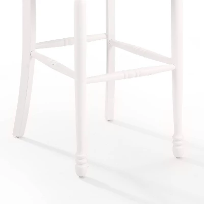 Set Of 2 Shelby Barstools Distressed White - Crosley - Image 11