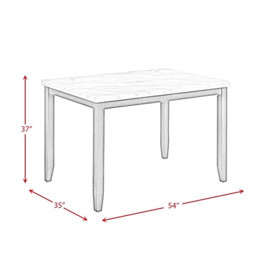 7pc Nixon Counter Height Dining Set - Picket House Furnishings