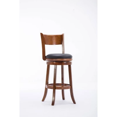 Palmetto Swivel Hardwood Barstool Walnut - Boraam - Image 6