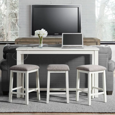 Stanford Multipurpose Dining Table Set White - Picket House Furnishings