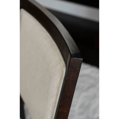 7pc Bristol Formal Wood Dining Set Brown - Abbyson Living - Image 10