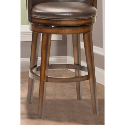 30.5" Lyman Swivel Barstool Wood/Oak - Hillsdale Furniture - Image 3