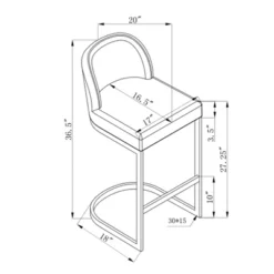 Airlie Barstool - Chic Home Design