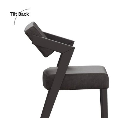 Snyder Counter Height Barstool Black/Gray - Hillsdale Furniture - Image 10