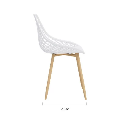 3pc Kurv Dining Set White - Jamesdar - Image 4