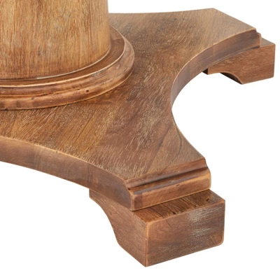 5Pc Atwood Round Dining Set Driftwood - Buylateral - Image 6