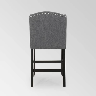 Set Of 2 Foxcroft Wingback Counter Height Barstools - Christopher Knight Home - Image 8