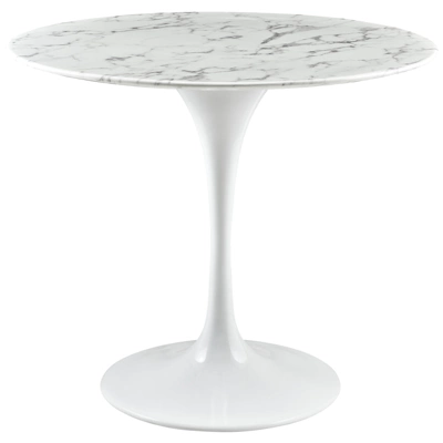 Lippa Round Artificial Marble Dining Table - Modway - Image 6