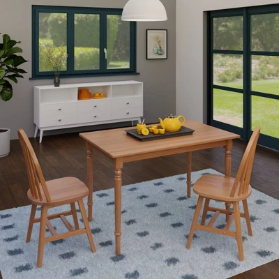 3pc Ravenna Dining Table Set Natural - Winsome - Image 11