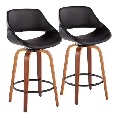 Set Of 2 Fabrico Height Barstools - LumiSource - Image 9